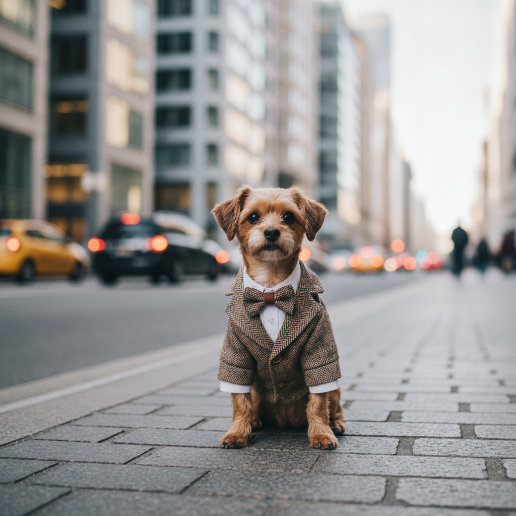 Câinii au devenit influenceri de street style la Săptămâna Modei
