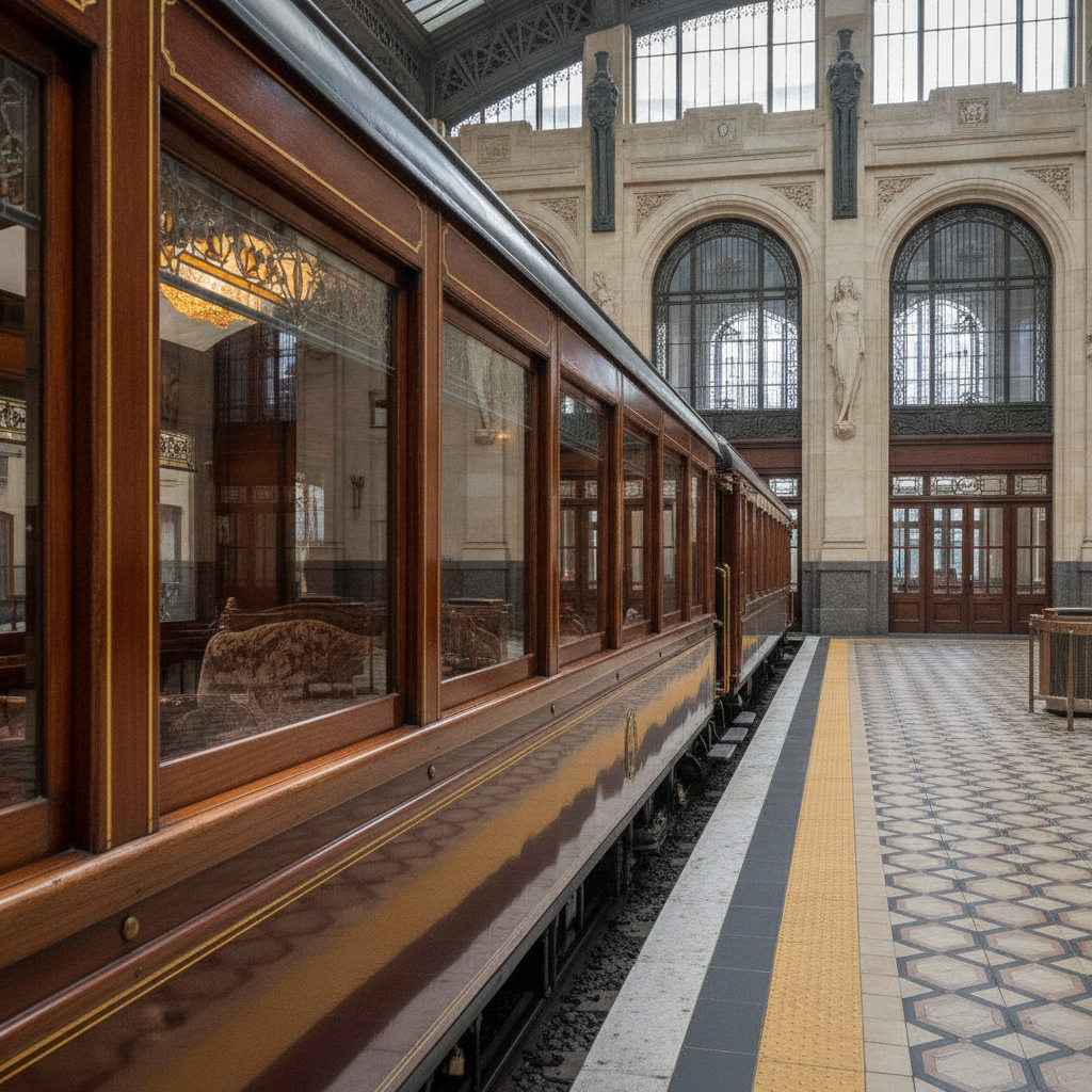 Șase vedete din West End au călătorit cu un tren de lux reimaginat de Baz Luhrmann