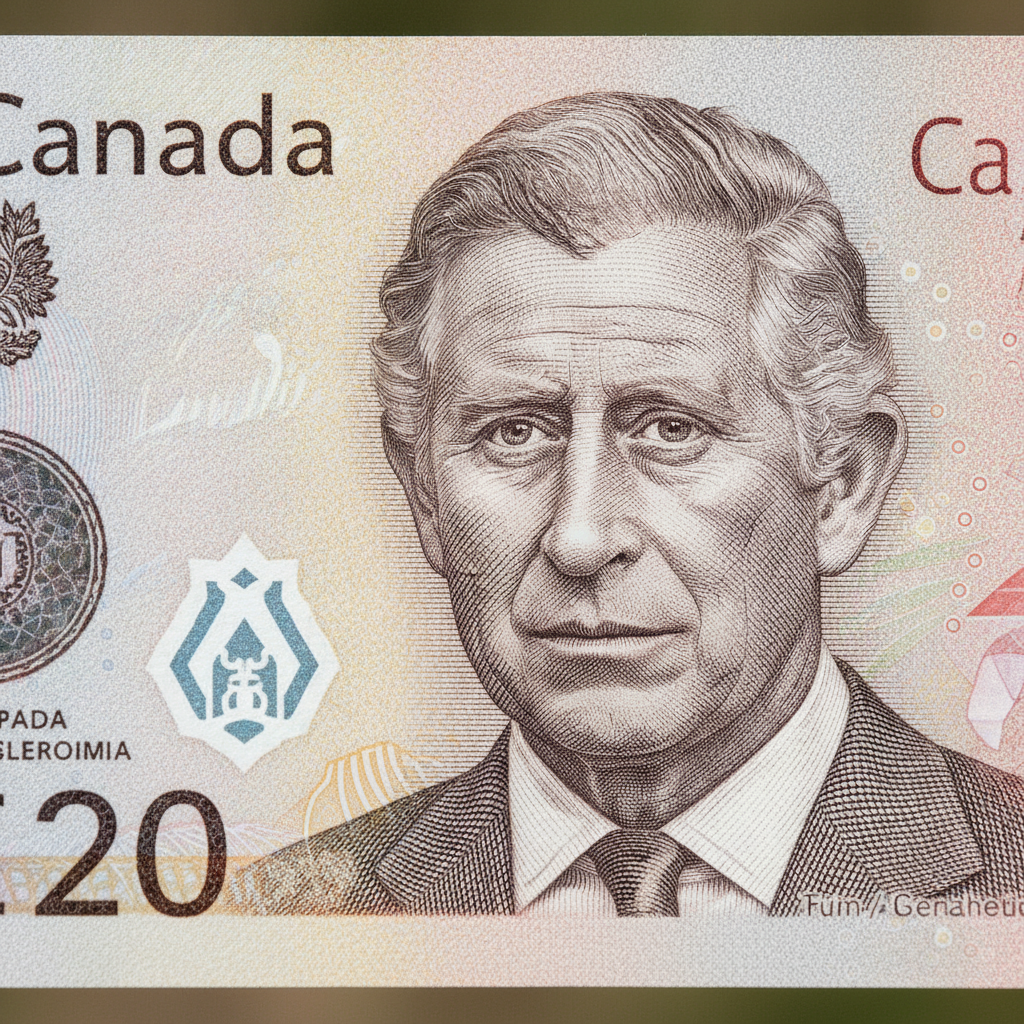 Canada a prezentat noua bancnotă de 20 de dolari cu regele Charles al III-lea