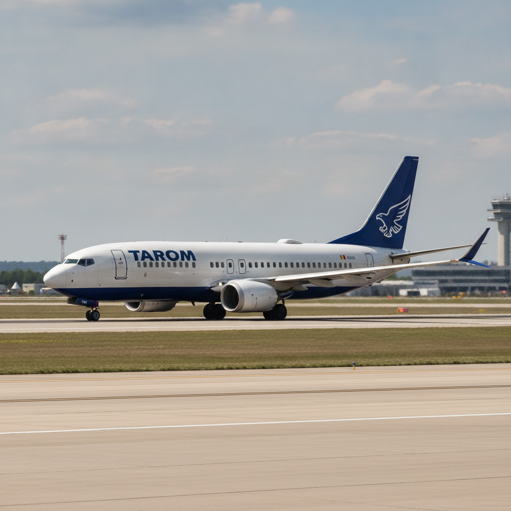 TAROM a preluat primul Boeing 737 MAX, numit „Mircea Lucescu