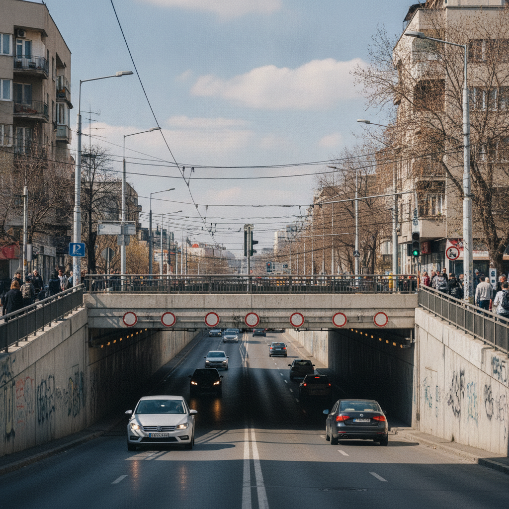 Un bărbat a murit după ce s-a aruncat de pe pasajul Obor din București